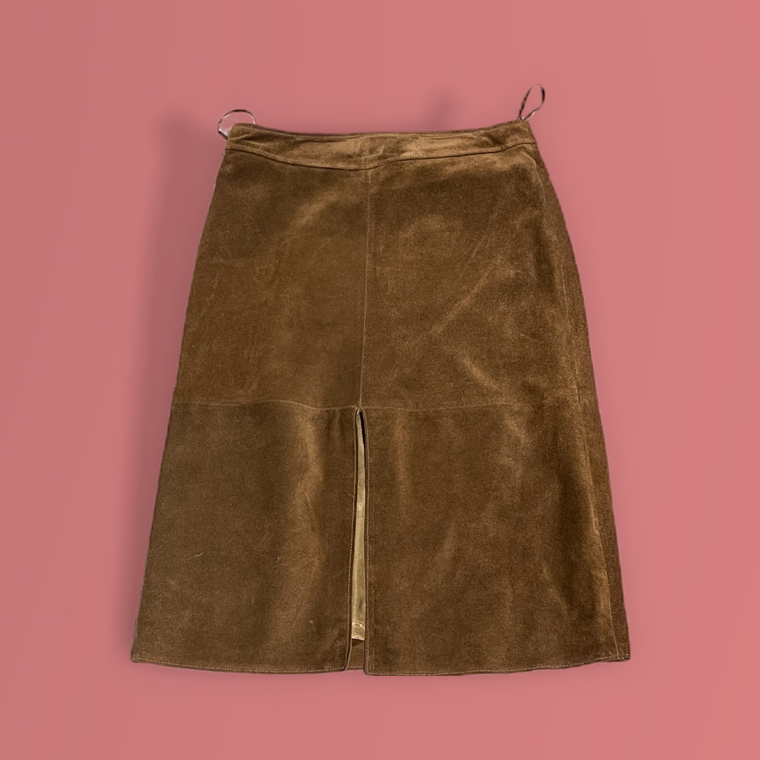 Femme Size 4 Banana Republic Brown Suede Skirt Wild Things